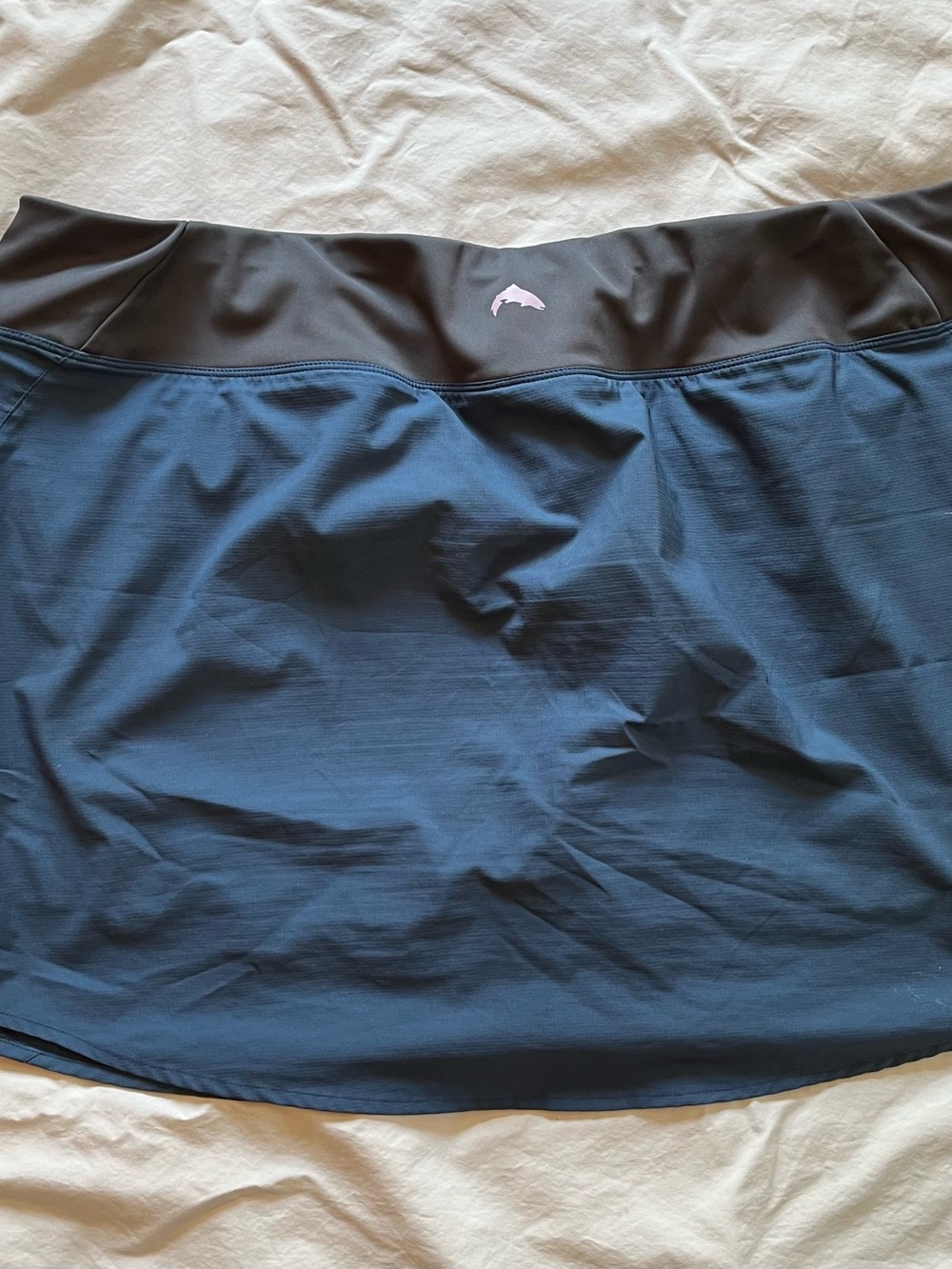 Simms Gray High-Rise Performance Skort